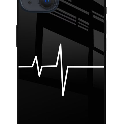 Heart Beats iPhone 13 Glass Case Back Cover by Casekaro