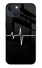 Heart Beats iPhone 13 Glass Case Back Cover by Casekaro