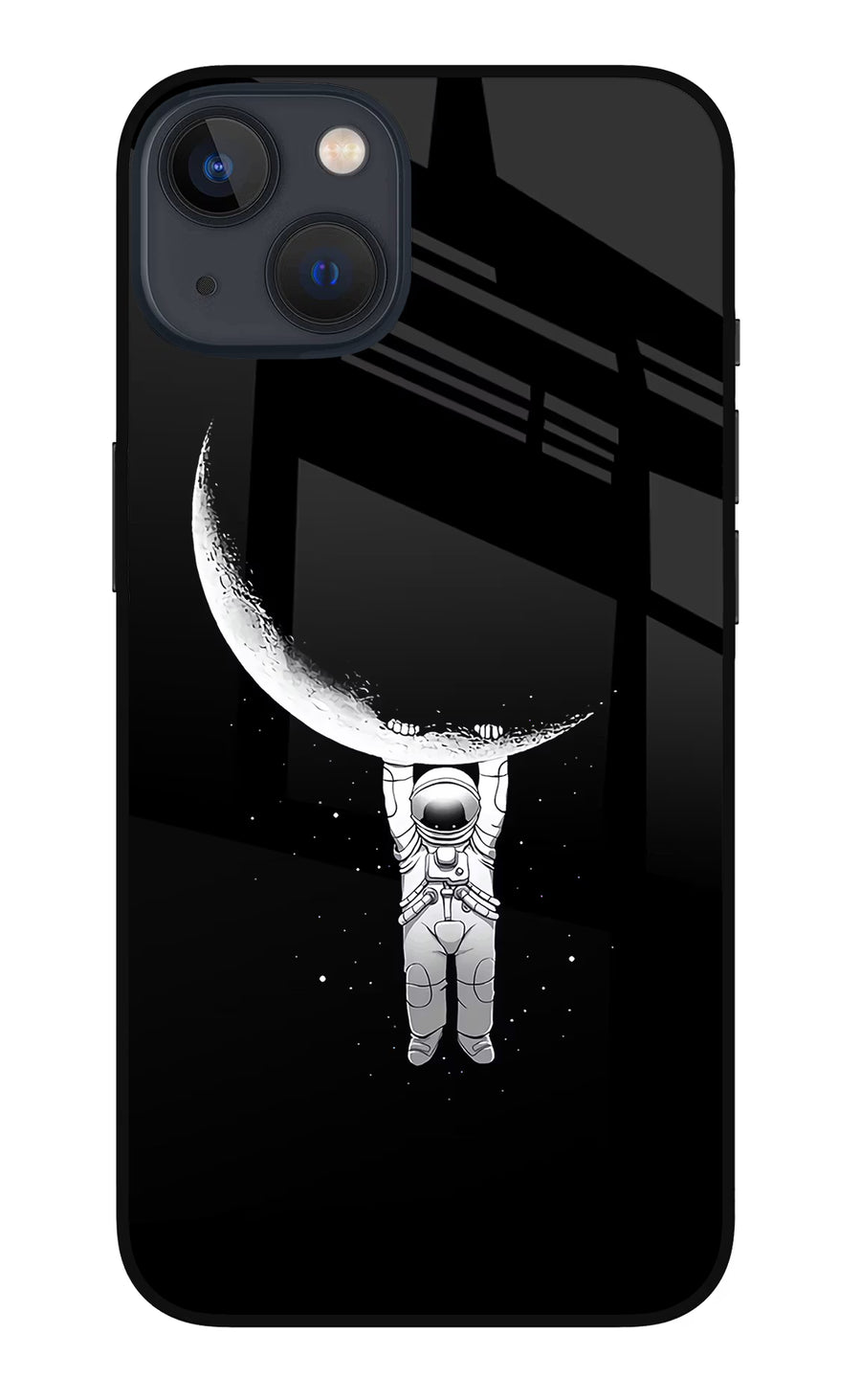 Moon Space iPhone 13 Back Cover, Metal case