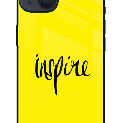 Inspire iPhone 13 Glass Case Back Cover by Casekaro