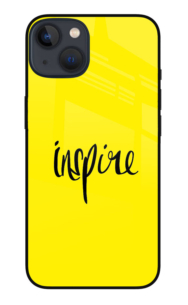 Inspire iPhone 13 Glass Case Back Cover by Casekaro
