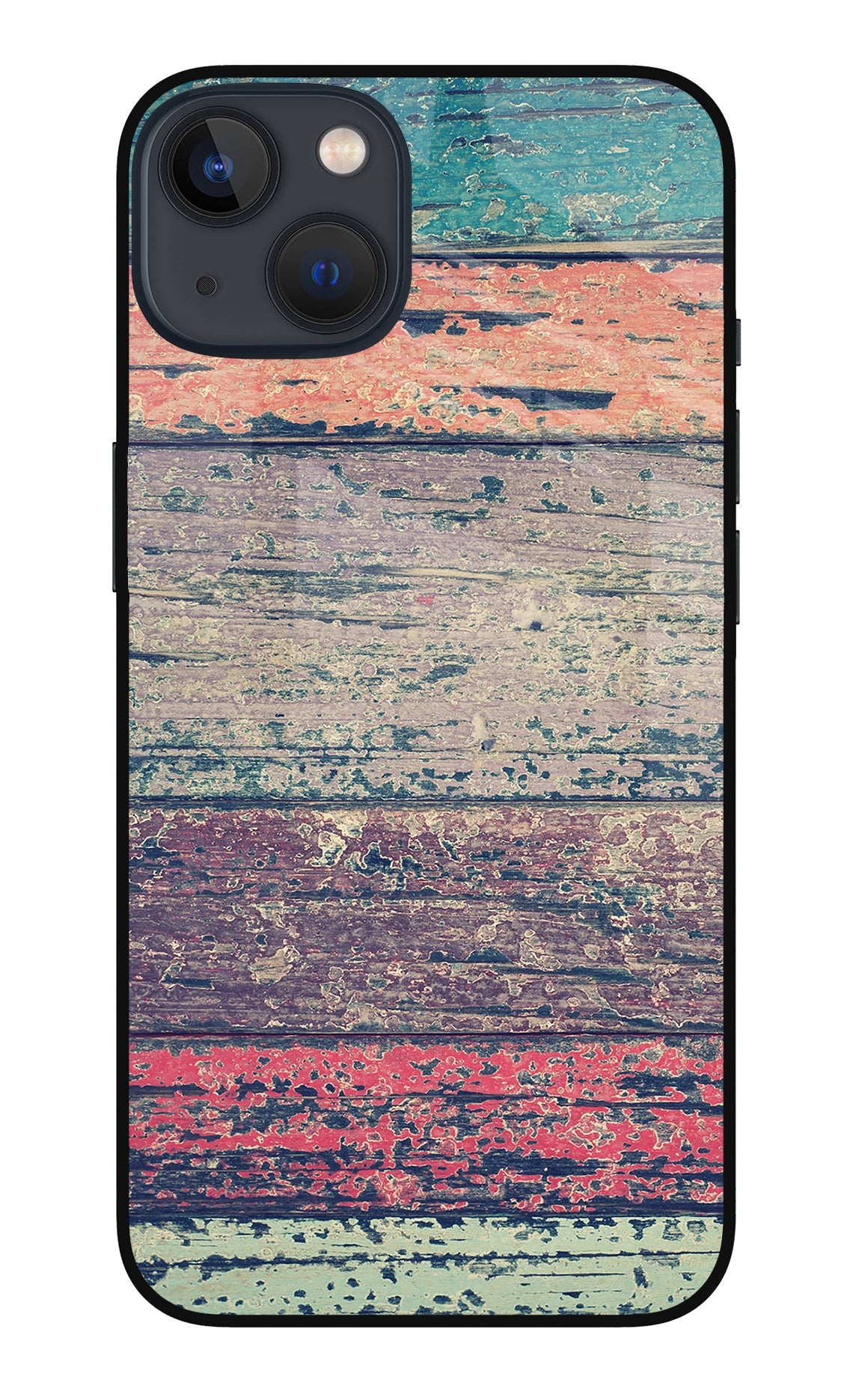 Colourful Wall iPhone 13 Glass Case