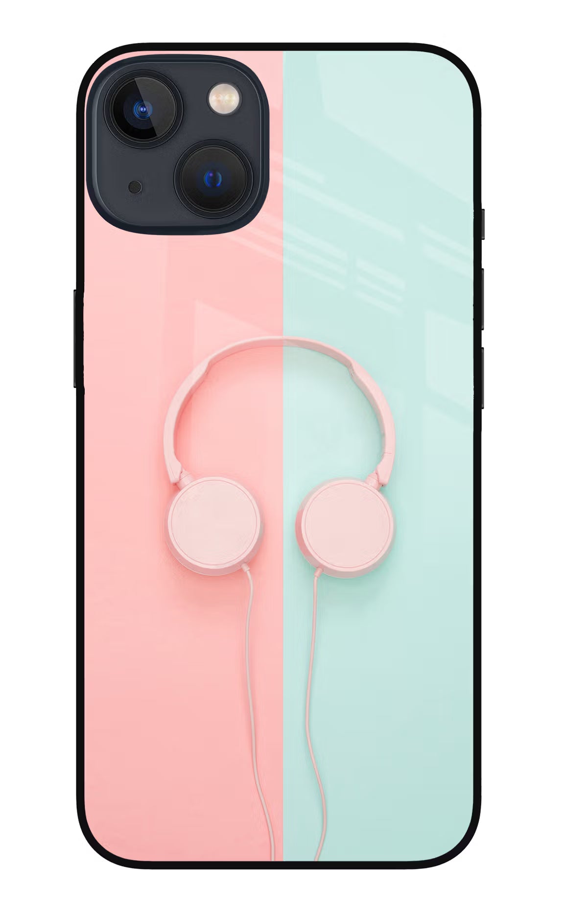 Music Lover iPhone 13 Glass Case Back Cover by Casekaro