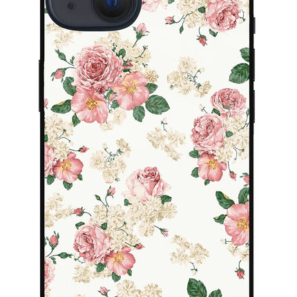 Flowers iPhone 13 Glass Case Back Cover by Casekaro