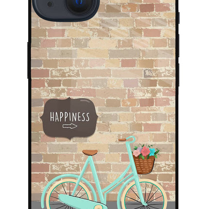 Happiness Artwork iPhone 13 Glass Case Back Cover by Casekaro
