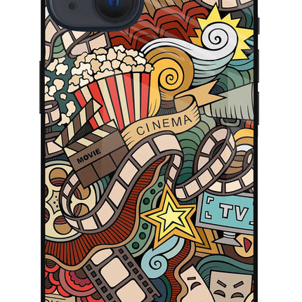 Cinema Abstract iPhone 13 Glass Case
