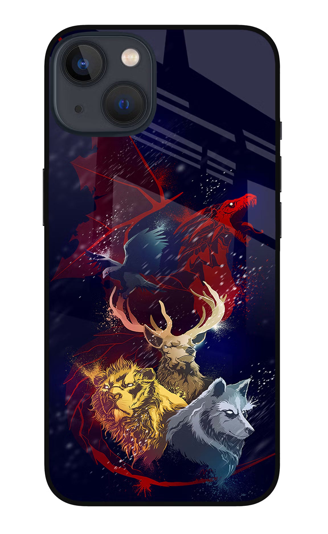 Game Of Thrones iPhone 13 Glass Case Back Cover by Casekaro
