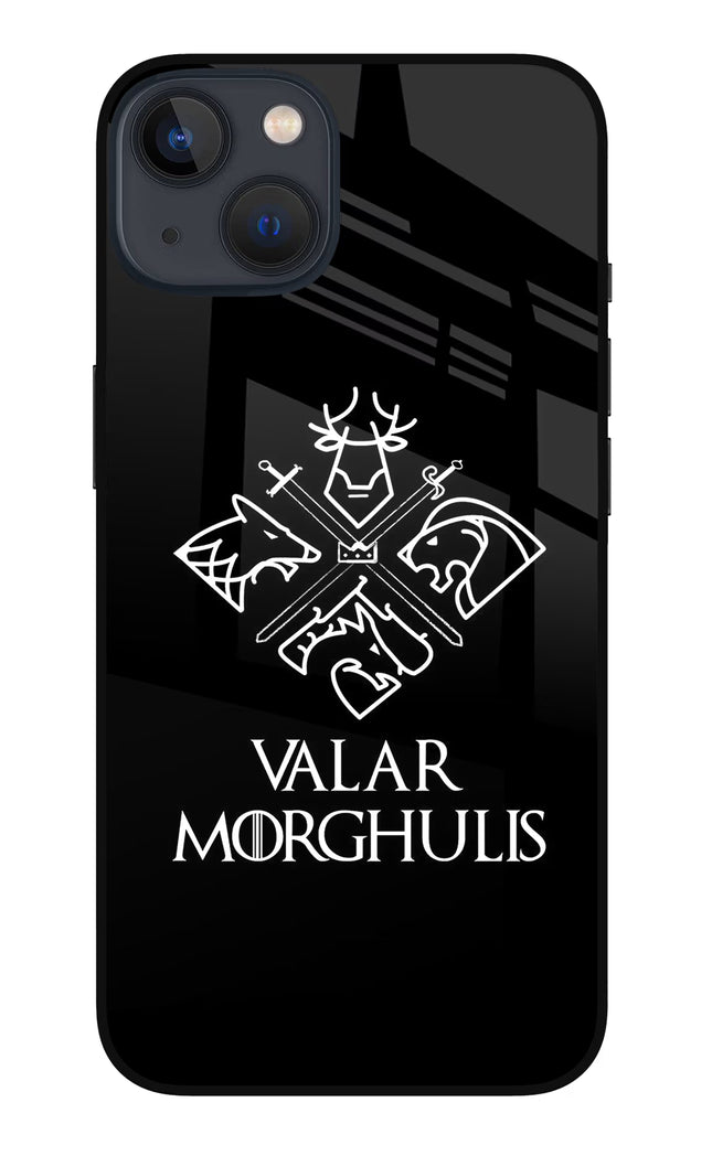 Valar Morghulis | Game Of Thrones iPhone 13 Glass Case Back Cover by Casekaro
