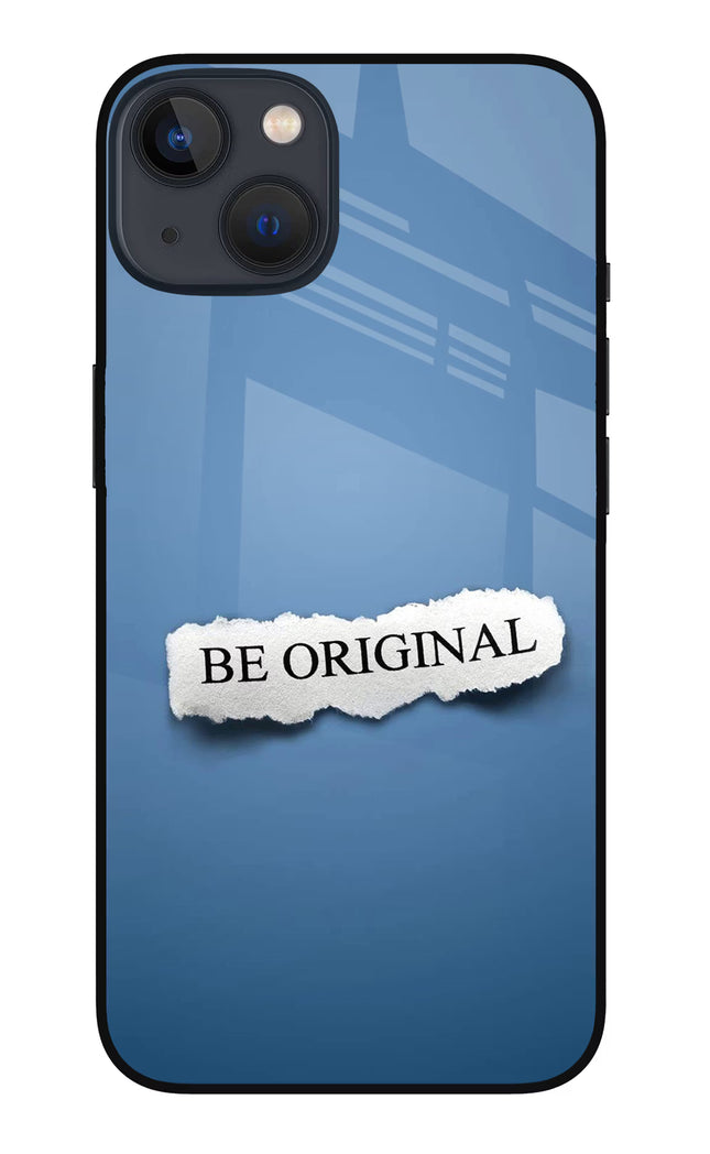 Be Original iPhone 13 Glass Case Back Cover by Casekaro