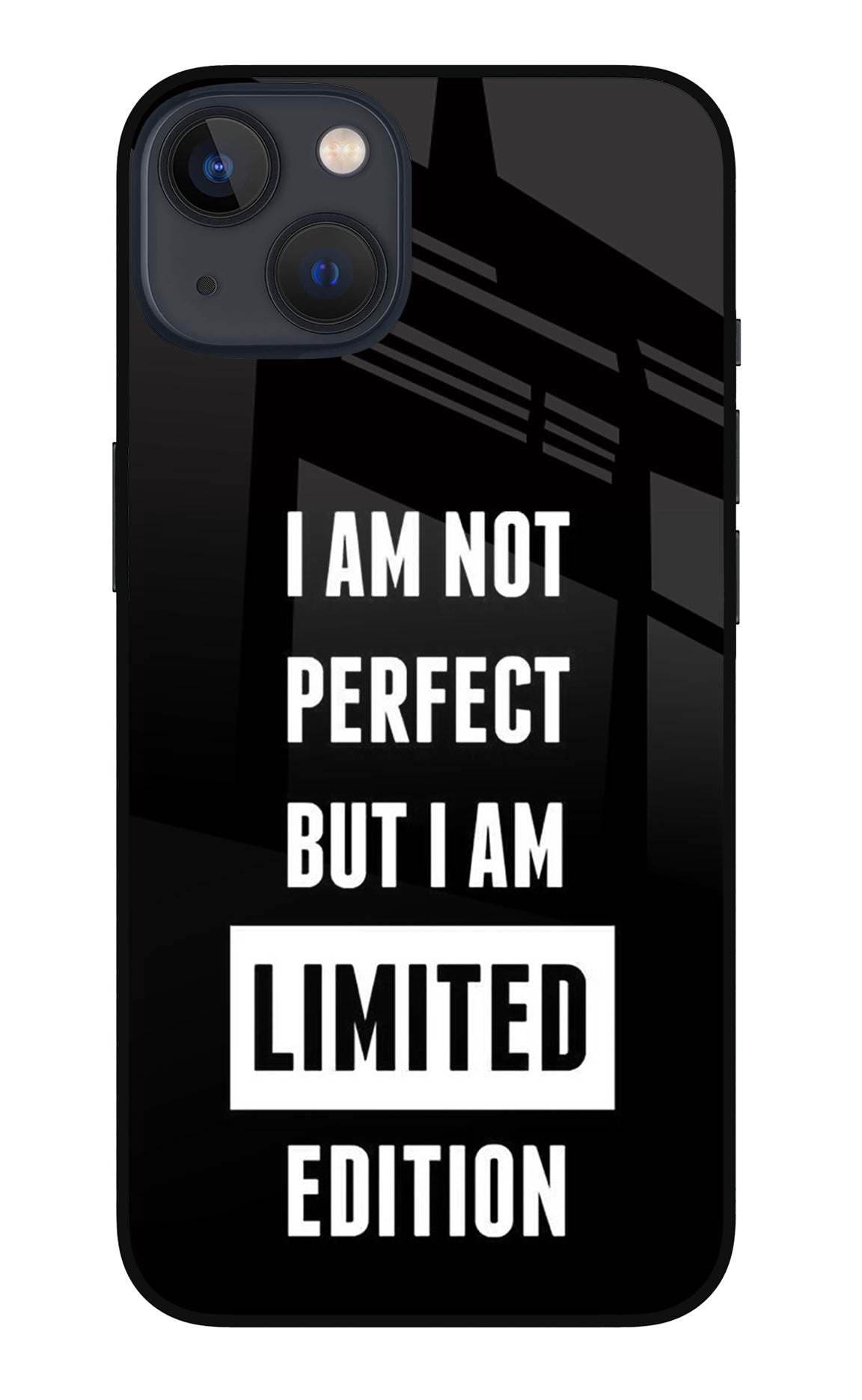 I Am Not Perfect But I Am Limited Edition iPhone 13 Glass Case