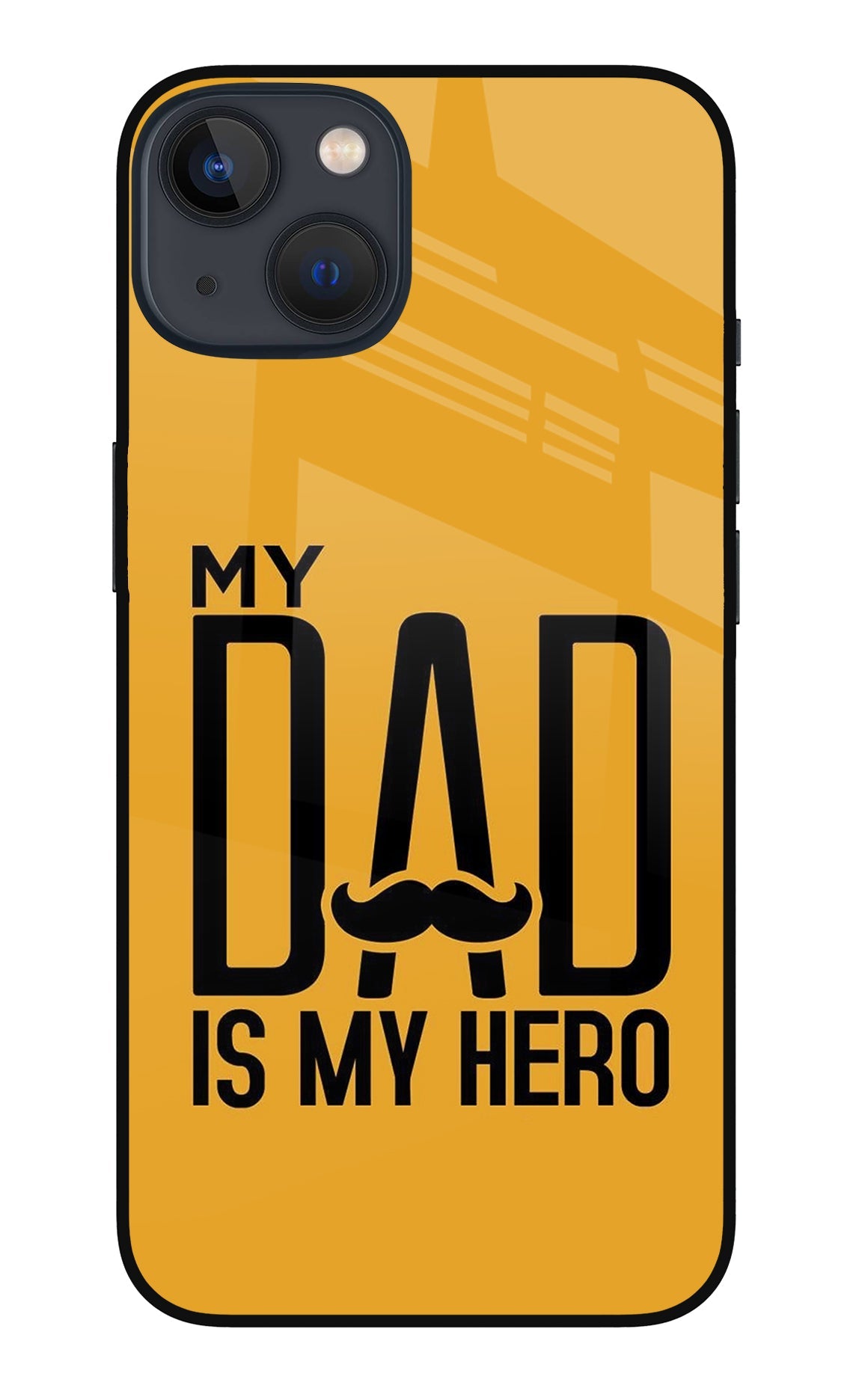 My Dad Is My Hero iPhone 13 Glass Case