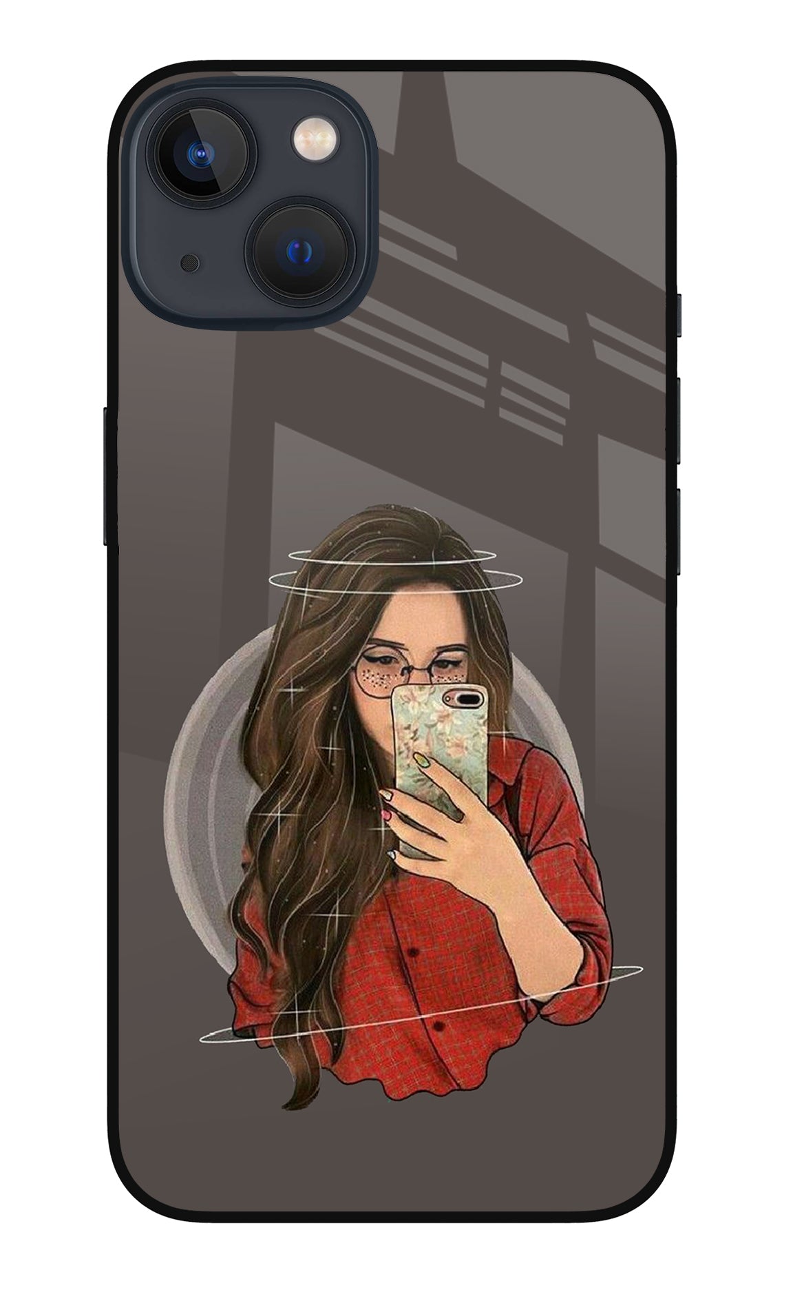 Selfie Queen iPhone 13 Glass Case