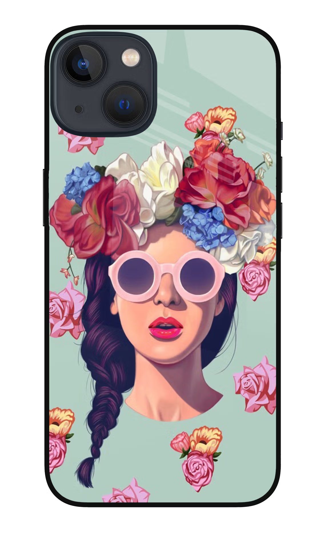 Pretty Girl iPhone 13 Glass Case