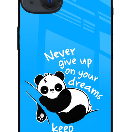 Keep Sleeping iPhone 13 Glass Case Back Cover by Casekaro