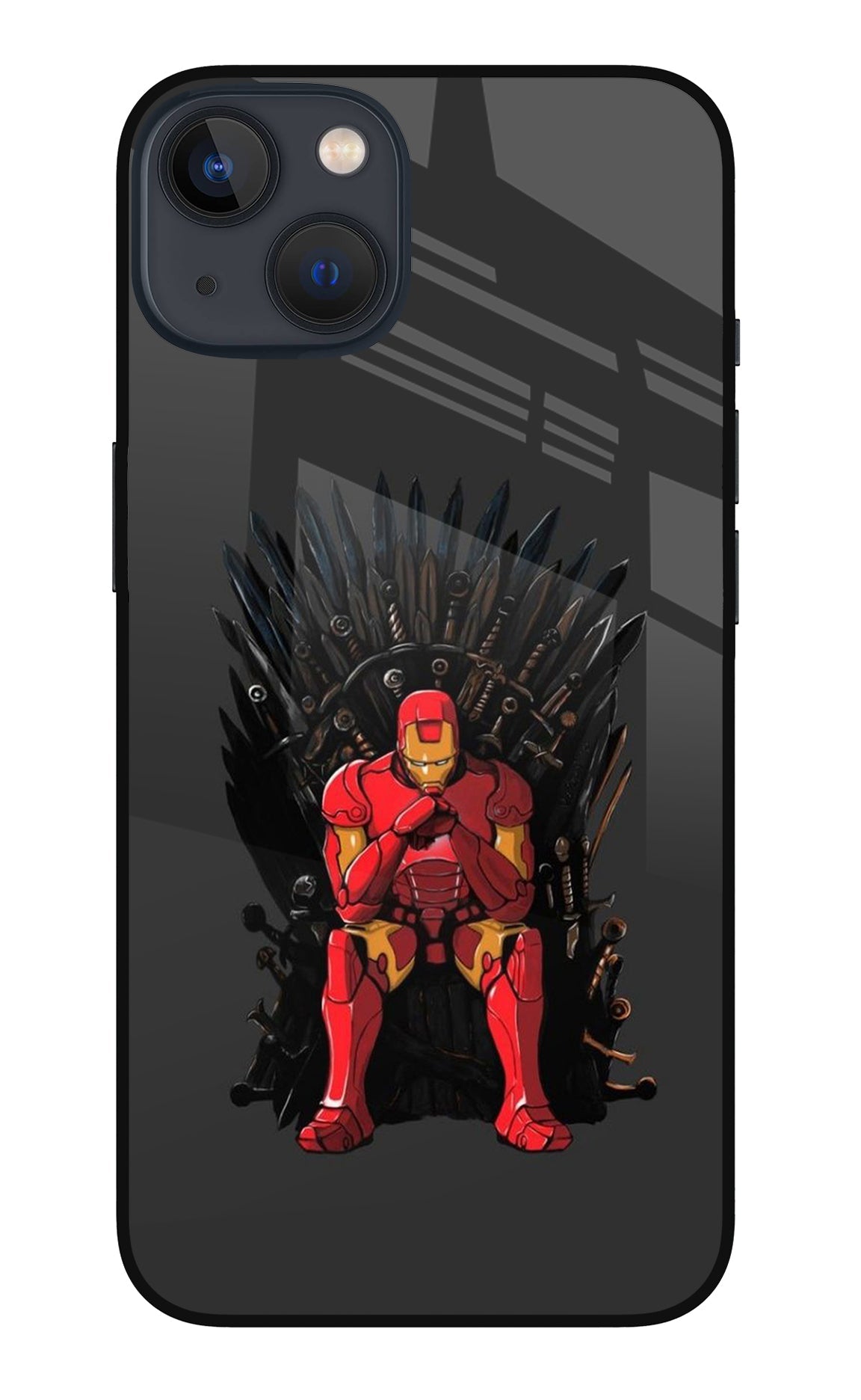 Ironman Throne iPhone 13 Glass Case