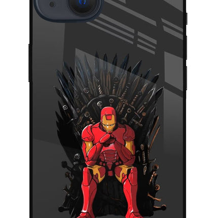 Ironman Throne iPhone 13 Glass Case Back Cover by Casekaro