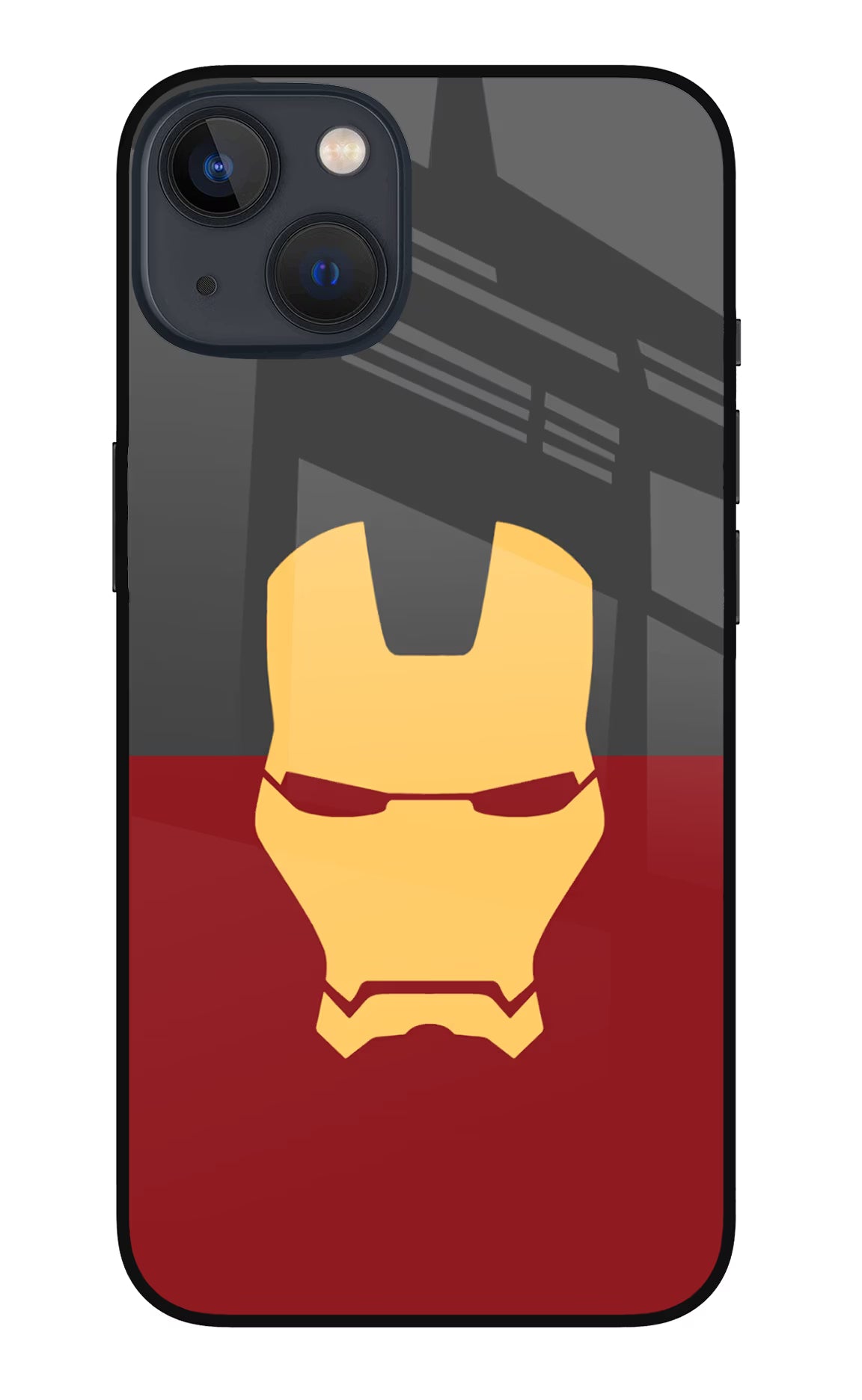 Ironman iPhone 13 Glass Case Back Cover by Casekaro