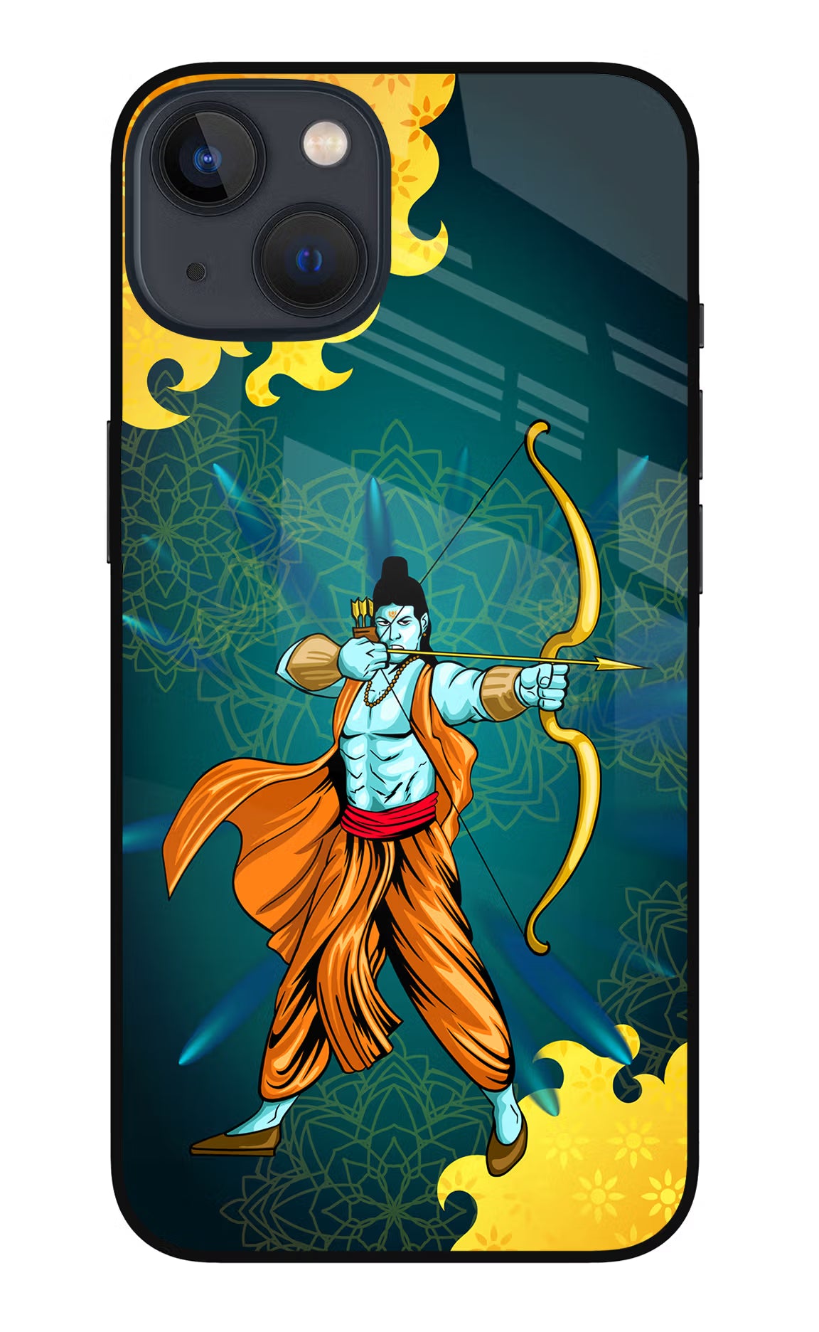 Lord Ram - 6 iPhone 13 Glass Case Back Cover by Casekaro