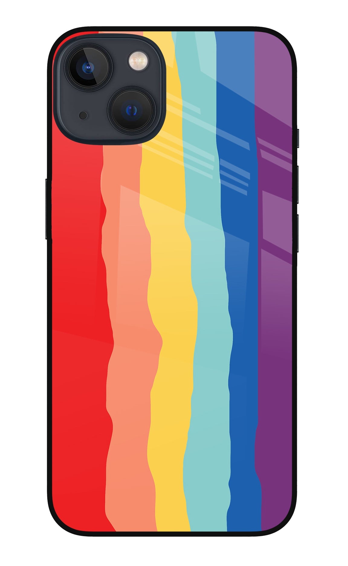 Rainbow iPhone 13 Glass Case
