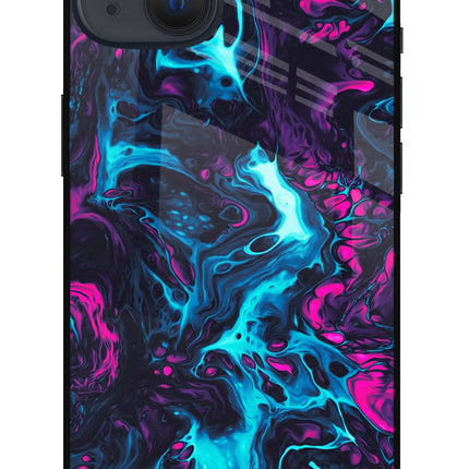 Abstract iPhone 13 Glass Case Back Cover by Casekaro