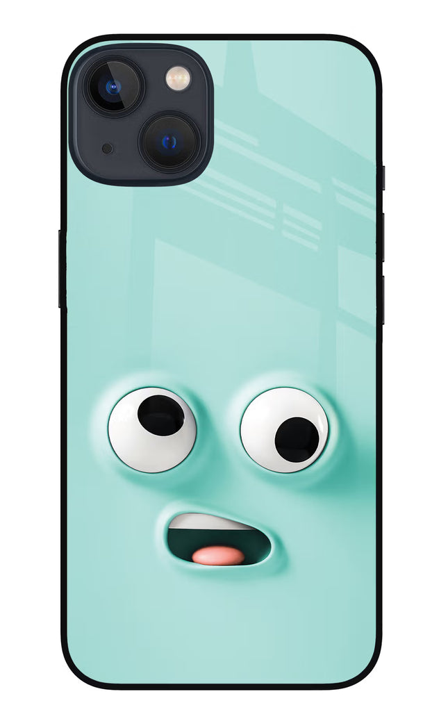 Funny Cartoon iPhone 13 Glass Case
