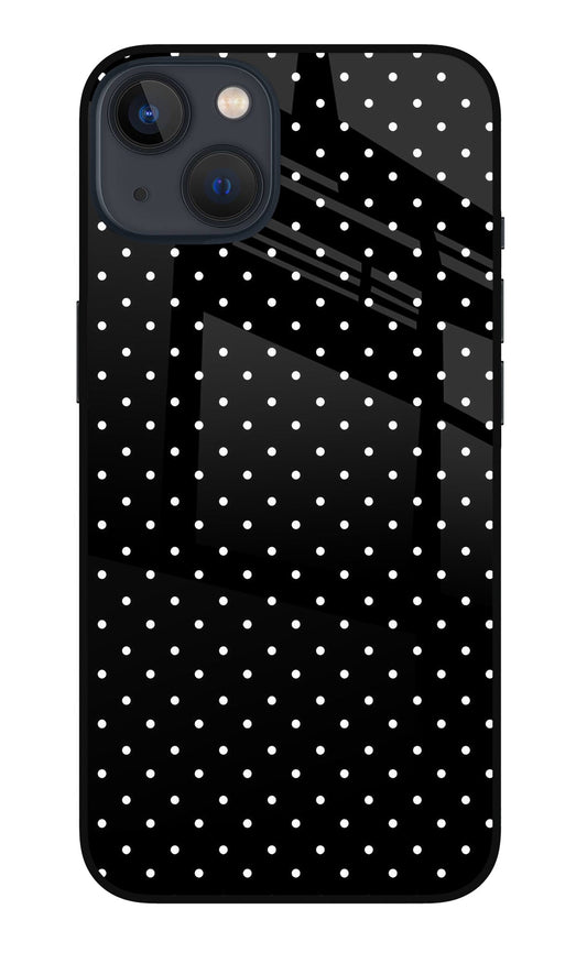 White Dots iPhone 13 Glass Case