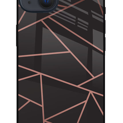 Geometric Pattern iPhone 13 Glass Case