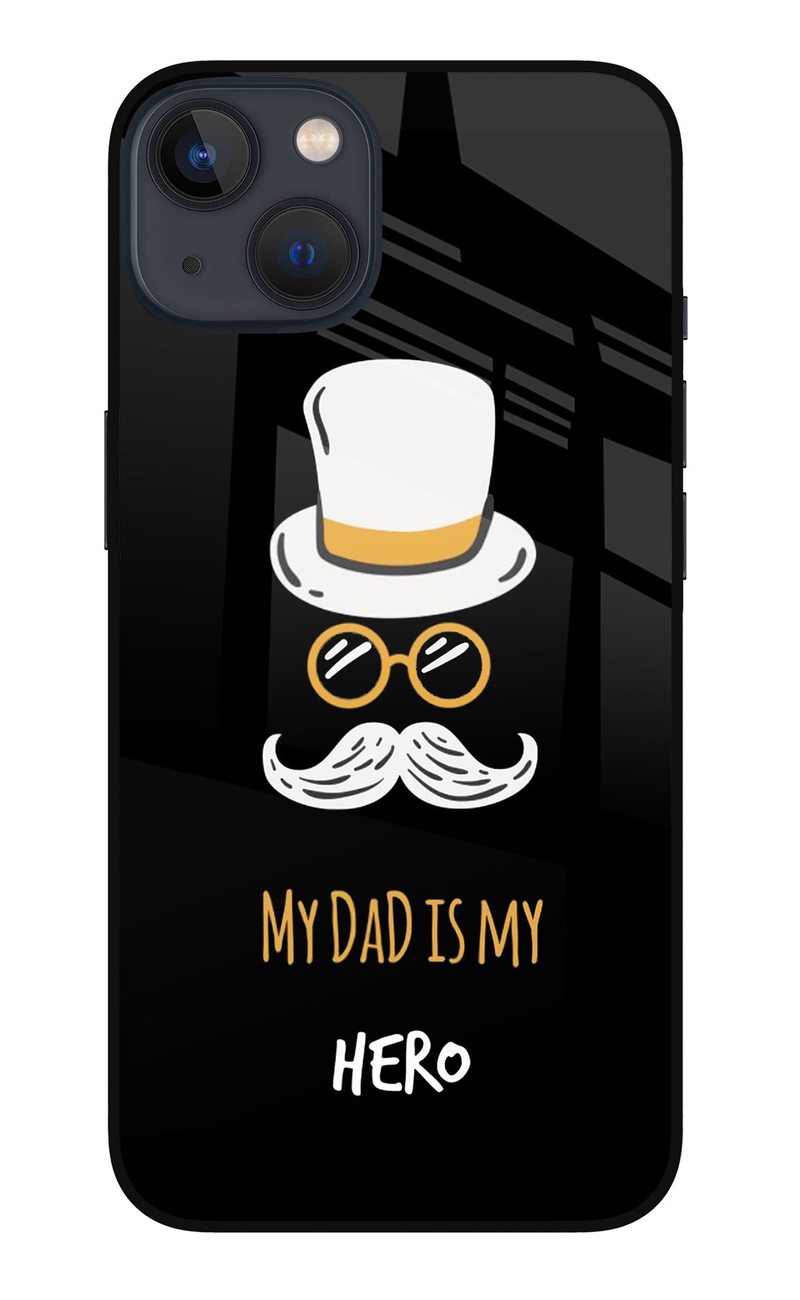 My Dad Is My Hero iPhone 13 Glass Case