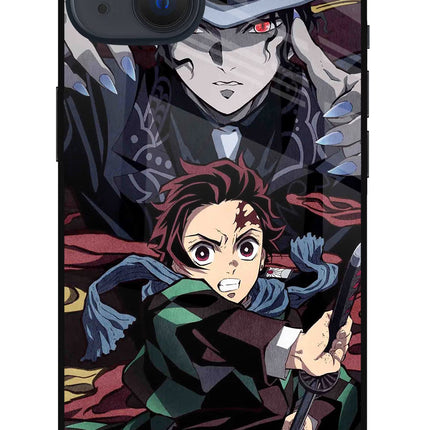 Demon Slayer iPhone 13 Glass Case Back Cover by Casekaro