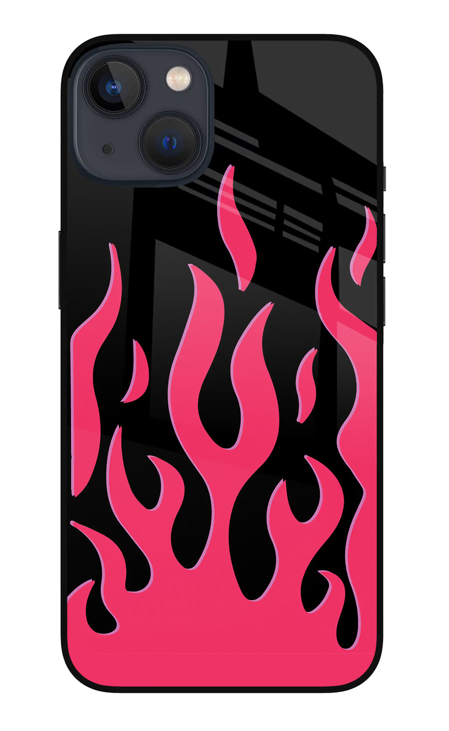 Fire Flames iPhone 13 Back Cover, Metal case