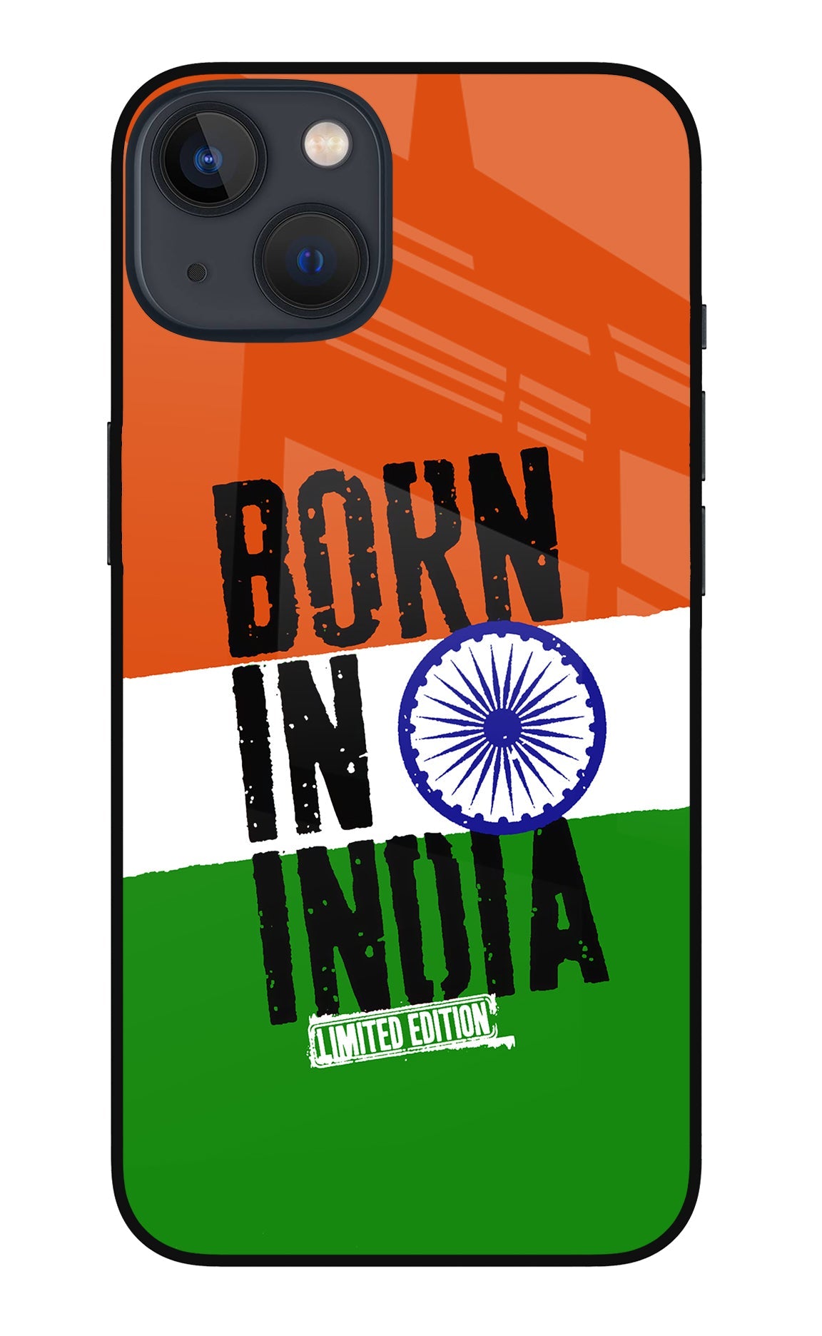 Born in India iPhone 13 Glass Case