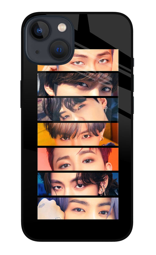 BTS Eyes iPhone 13 Glass Case
