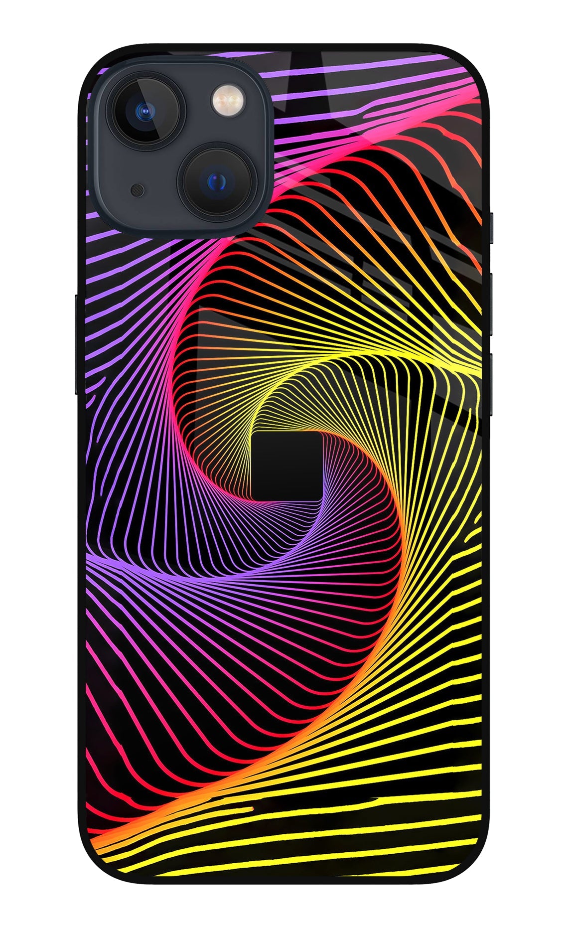 Colorful Strings iPhone 13 Glass Case