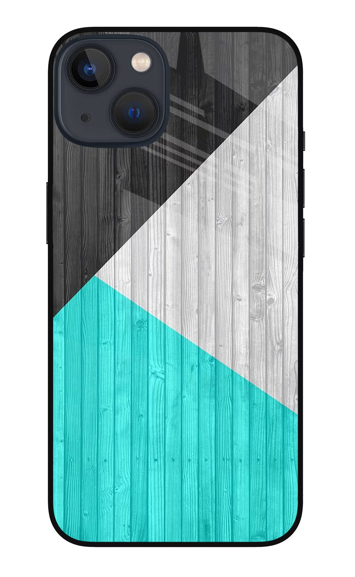 Wooden Abstract iPhone 13 Glass Case Back Cover by Casekaro