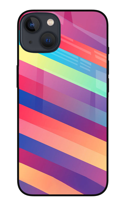 Stripes color iPhone 13 Glass Case