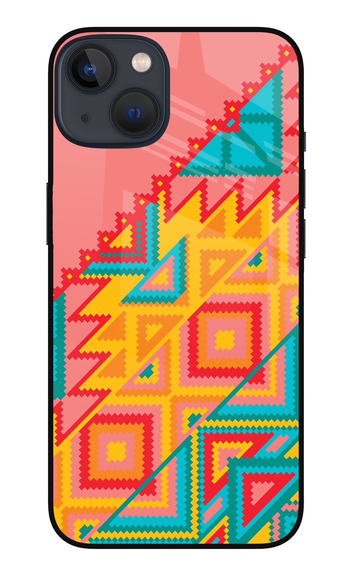 Aztec Tribal iPhone 13 Glass Case