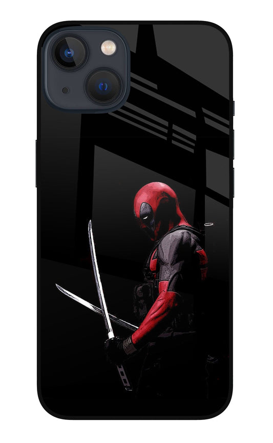 Deadpool iPhone 13 Glass Case