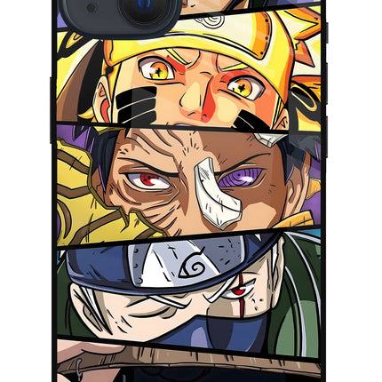 Naruto Character iPhone 13 Glass Case