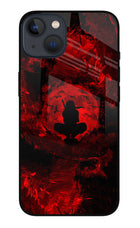 Itachi Uchiha iPhone 13 Glass Case Back Cover by Casekaro