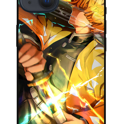 Demon Slayer iPhone 13 Glass Case Back Cover by Casekaro