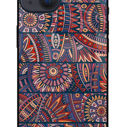 African Culture Design iPhone 13 Glass Case