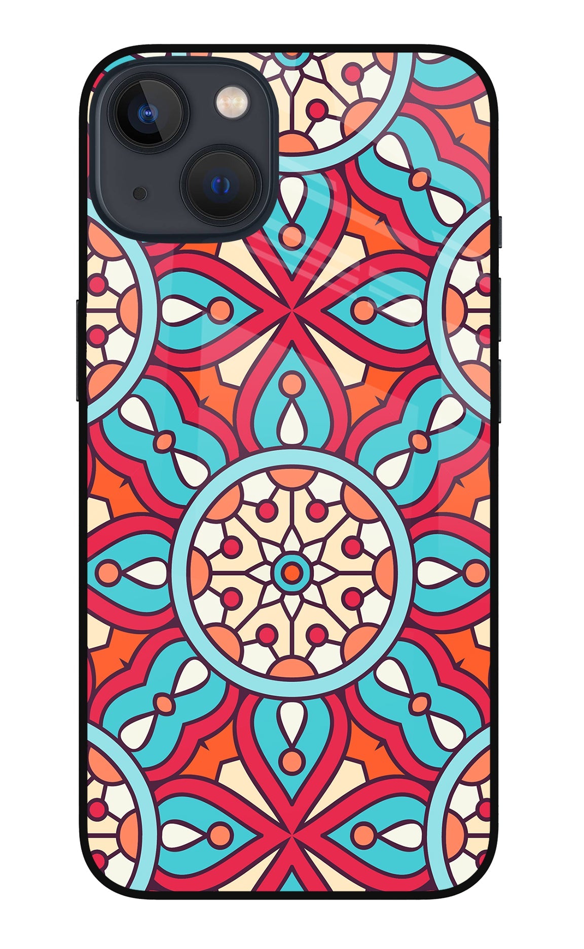 Mandala Geometric iPhone 13 Back Cover