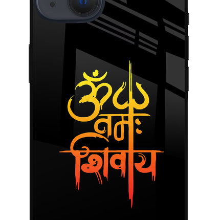 Om Namah Shivay iPhone 13 Glass Case