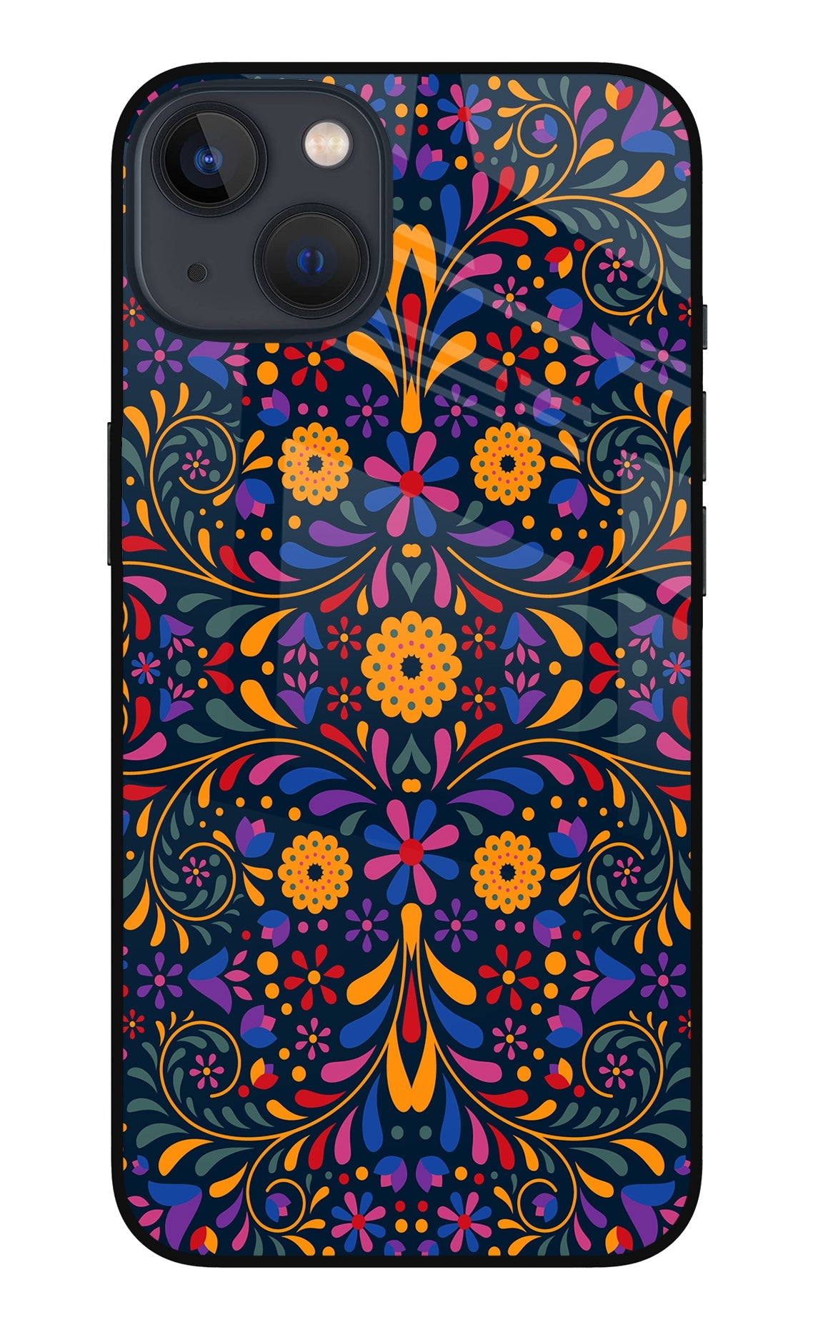 Mexican Art iPhone 13 Glass Case