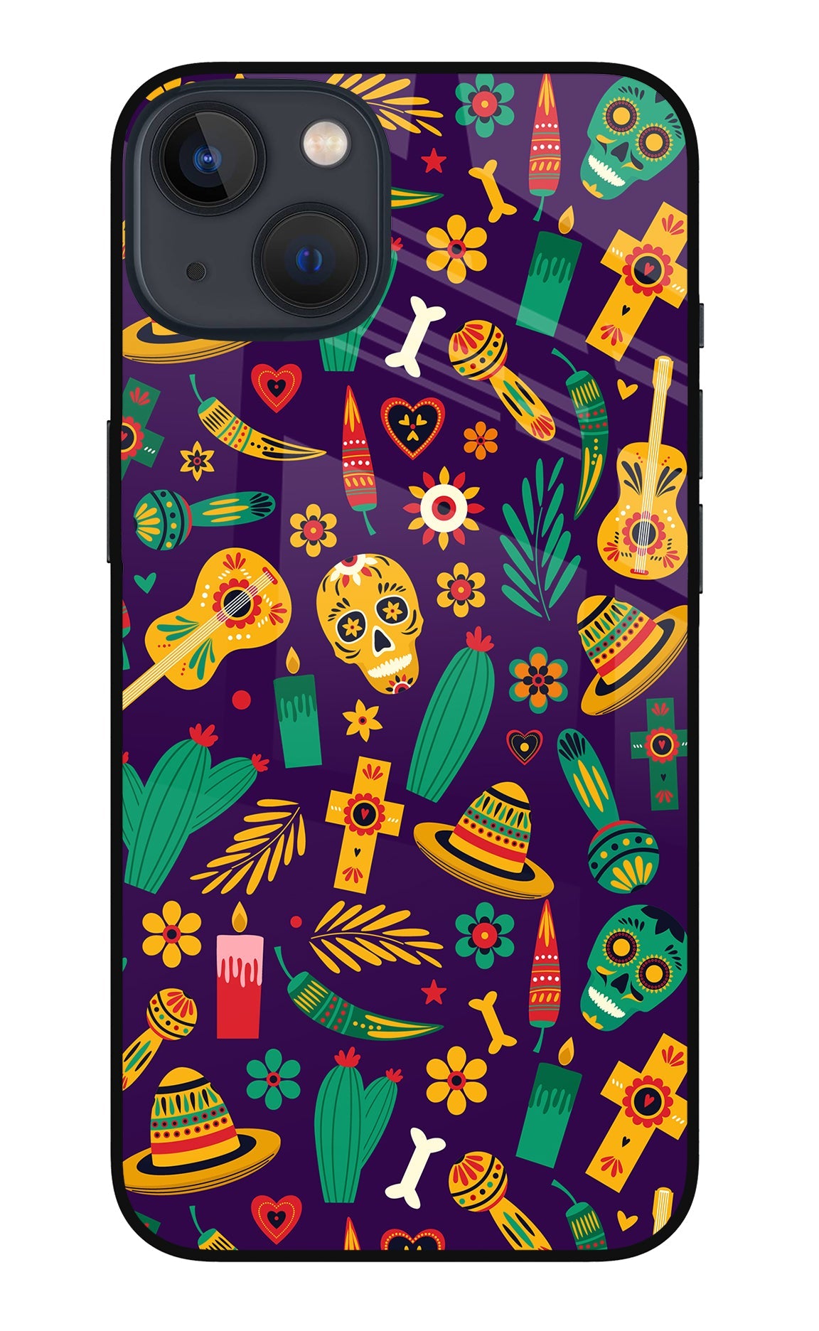 Mexican Artwork iPhone 13 Back Cover