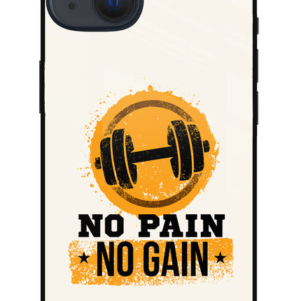 No Pain No Gain iPhone 13 Glass Case