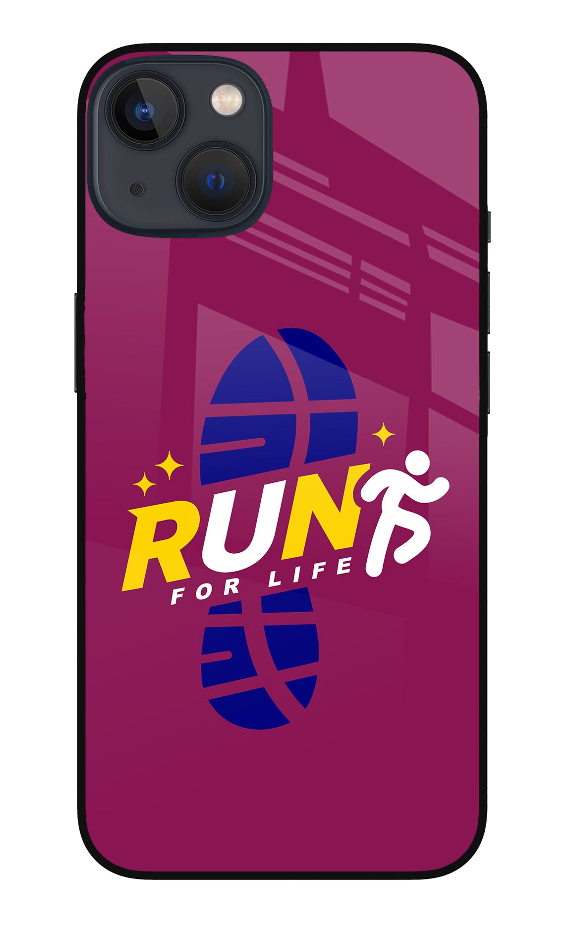Run for Life iPhone 13 Back Cover