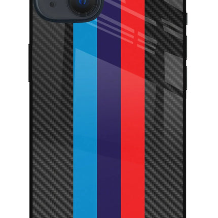 BMW Stripes Pattern iPhone 13 Glass Case