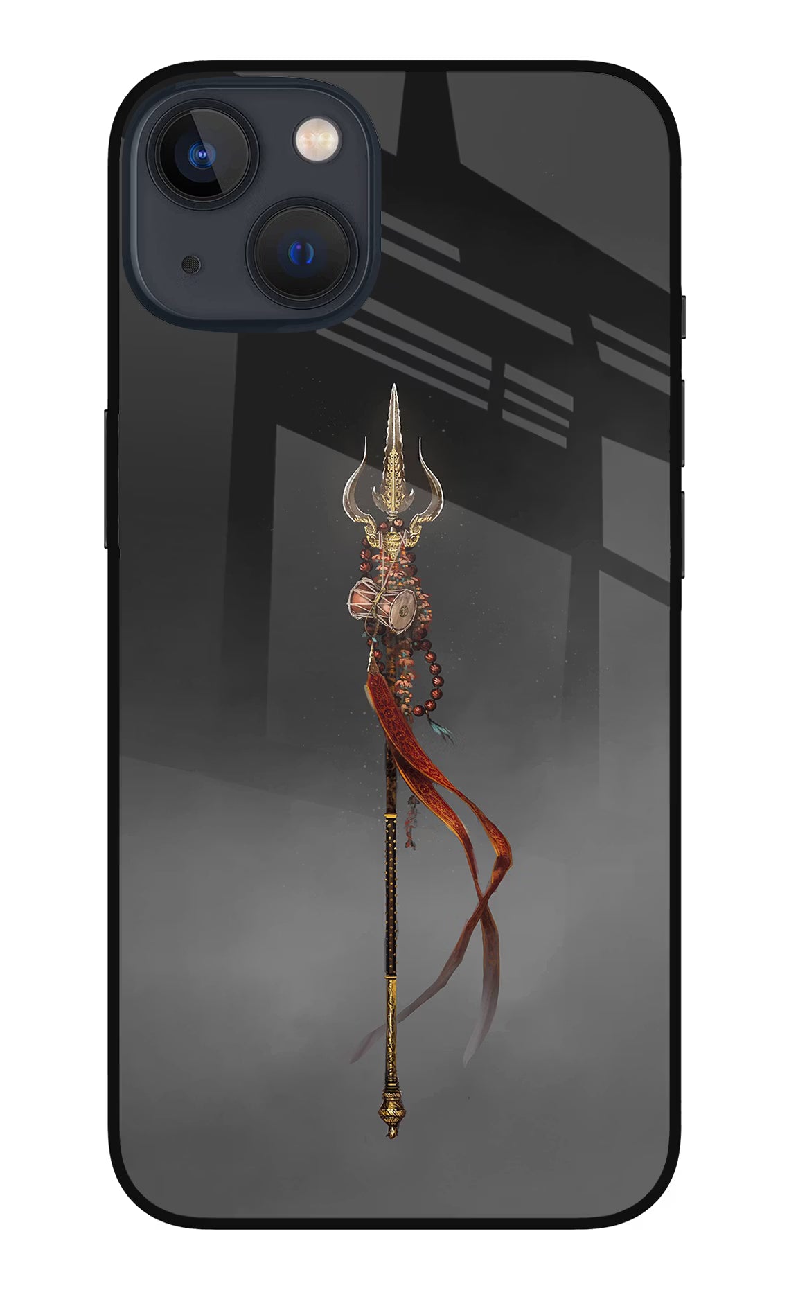 Shiv Trishul iPhone 13 Glass Case Back Cover by Casekaro