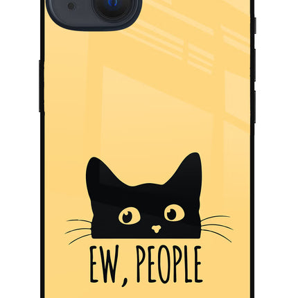 Ew People Catitude iPhone 13 Glass Case